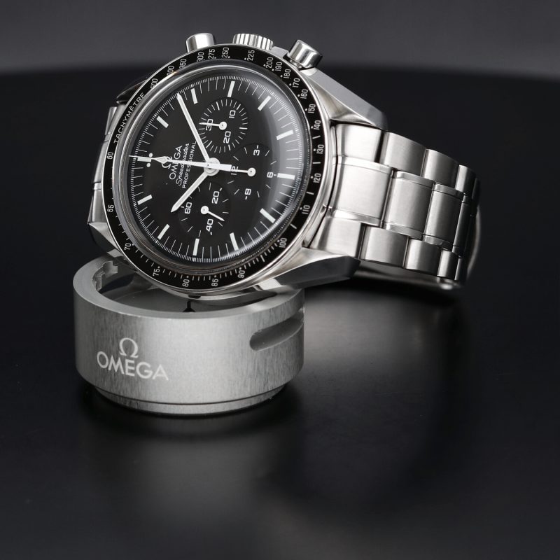 2001 Omega Speedmaster Professional Moonwatch 35705000 con Scatola e Garanzia - immagine 5