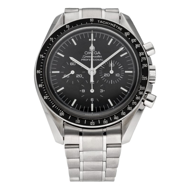 2001 Omega Speedmaster Professional Moonwatch 35705000 con Scatola e Garanzia - immagine 3