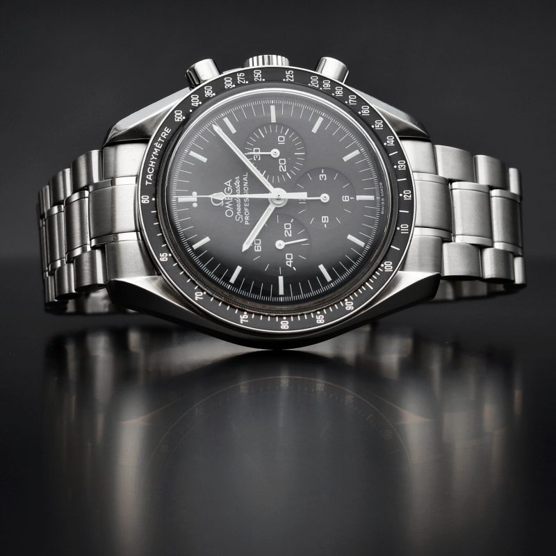 2001 Omega Speedmaster Professional Moonwatch 35705000 con Scatola e Garanzia - immagine 8