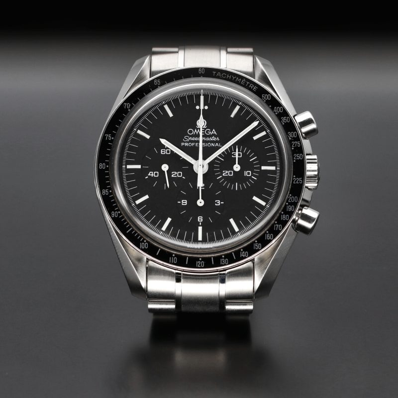 2001 Omega Speedmaster Professional Moonwatch 35705000 con Scatola e Garanzia - immagine 4