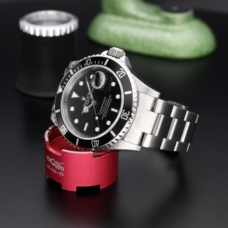 2008 Rolex Submariner 16610 RRR Bezel Engraved with Original Box and Card - Image 11