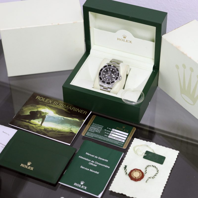 2008 Rolex Submariner 16610 RRR Bezel Engraved with Original Box and Card - Image 16