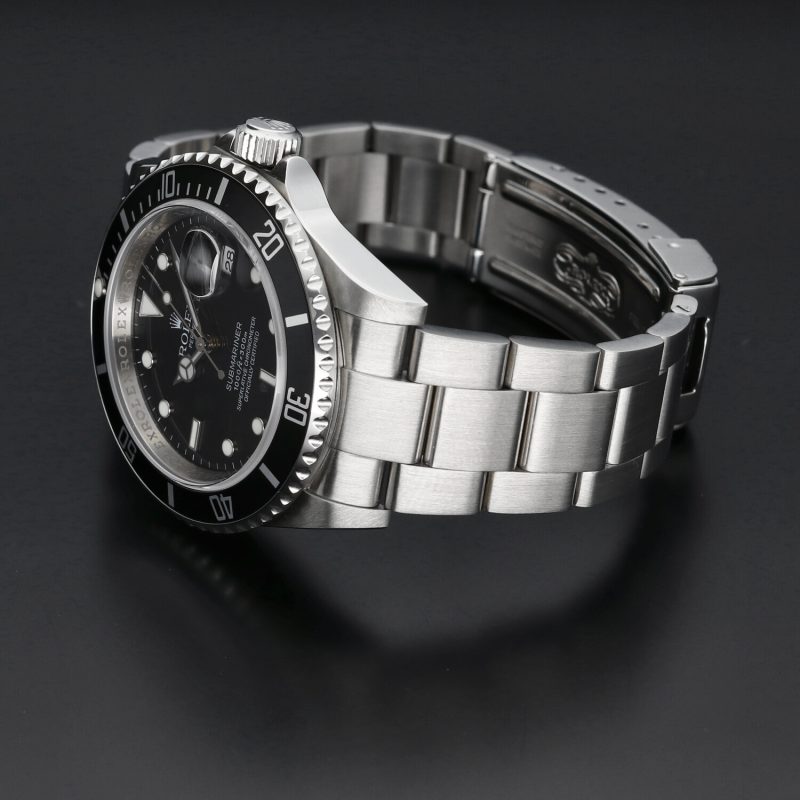 2008 Rolex Submariner 16610 RRR Bezel Engraved with Original Box and Card - Image 9