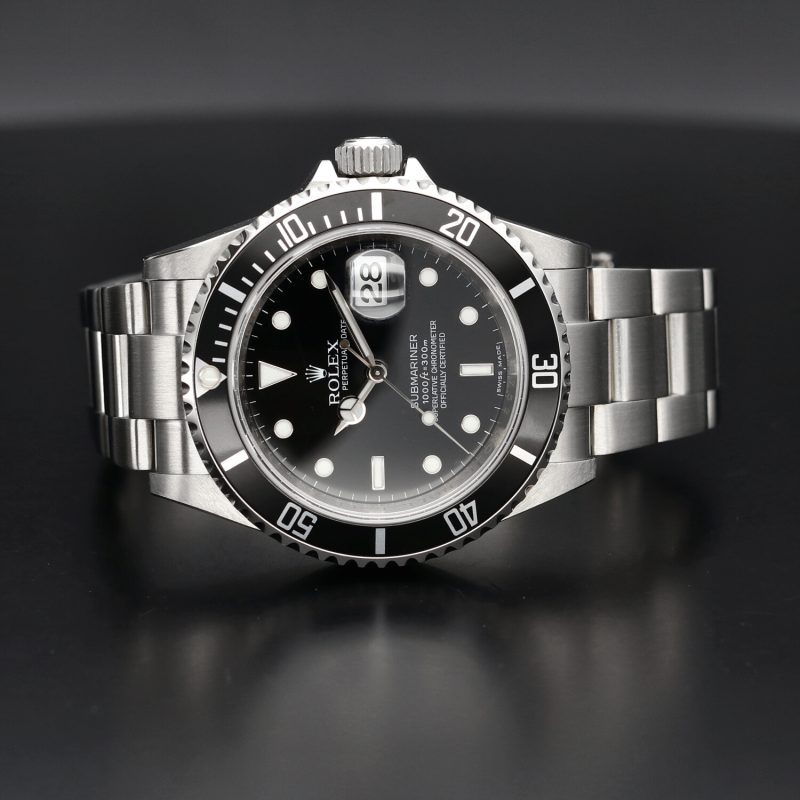 2008 Rolex Submariner 16610 RRR Bezel Engraved with Original Box and Card - Image 7