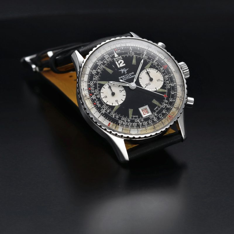 ca. 1960 Vintage Breitling Old Navitimer ref. 861 Manual Winding Stainless Steel 41mm. Very Rare Panda Dial with 2 Sub-dials only. Serviced! - Image 5