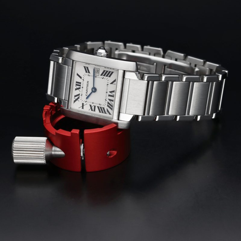 2000 Tank Francaise Ladies Mid Size W51011Q3 Stainless Steel Quartz 25x30mm White Dial with Box & Papers - Image 5