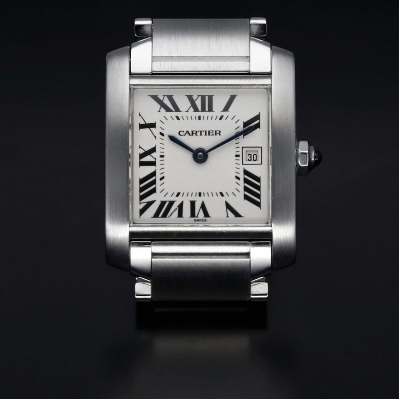 2000 Tank Francaise Ladies Mid Size W51011Q3 Stainless Steel Quartz 25x30mm White Dial with Box & Papers - Image 7