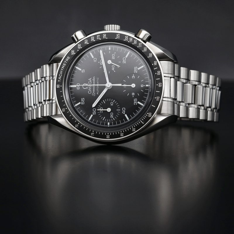 1997 Omega Speedmaster Reduced 35105000 Automatico 39mm con Scatola e Garanzia - immagine 10