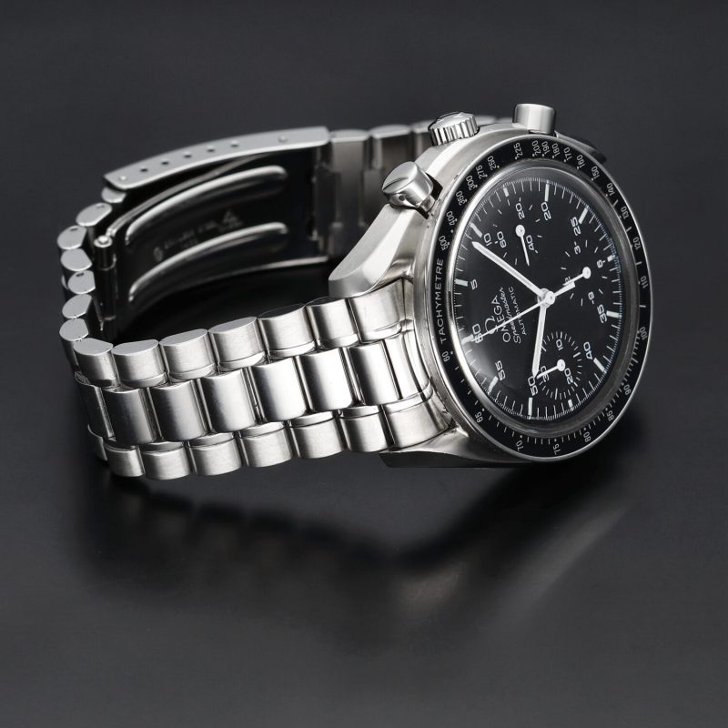 1998 Omega Speedmaster Reduced 35105000 Automatico 39mm con Scatola e Garanzia - immagine 10