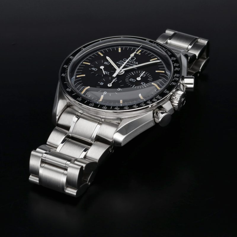 1997 Omega Speedmaster Professional Moonwatch 35705000 BLK Tritium Dial with Warm Creamy Markers Box & Card - Image 5