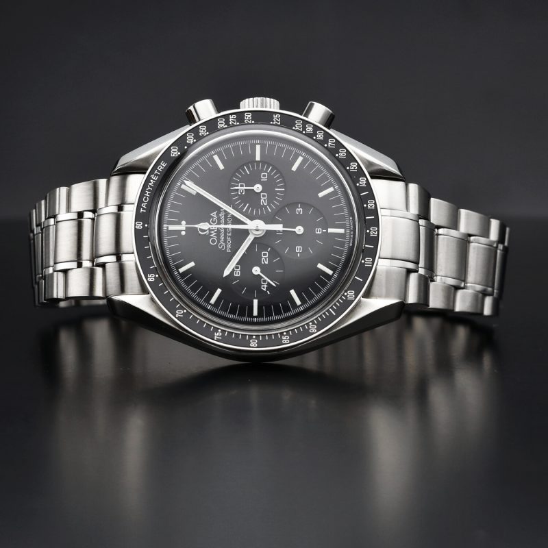 1998 Omega Speedmaster Professional Moonwatch 35705000 con Scatola e Garanzia. Revisionato - immagine 13