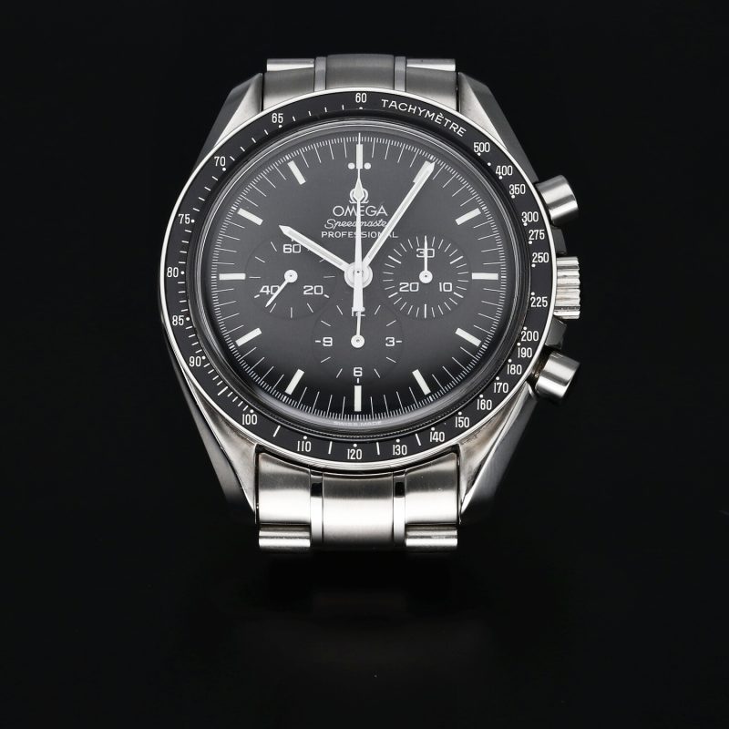 1998 Omega Speedmaster Professional Moonwatch 35705000 con Scatola e Garanzia. Revisionato - immagine 4