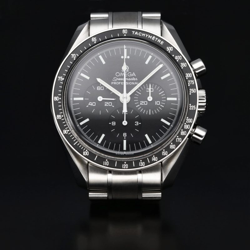 2007 Omega Speedmaster Professional Moonwatch ref. 35705000 with Original Box & Card. Serviced! - Image 10