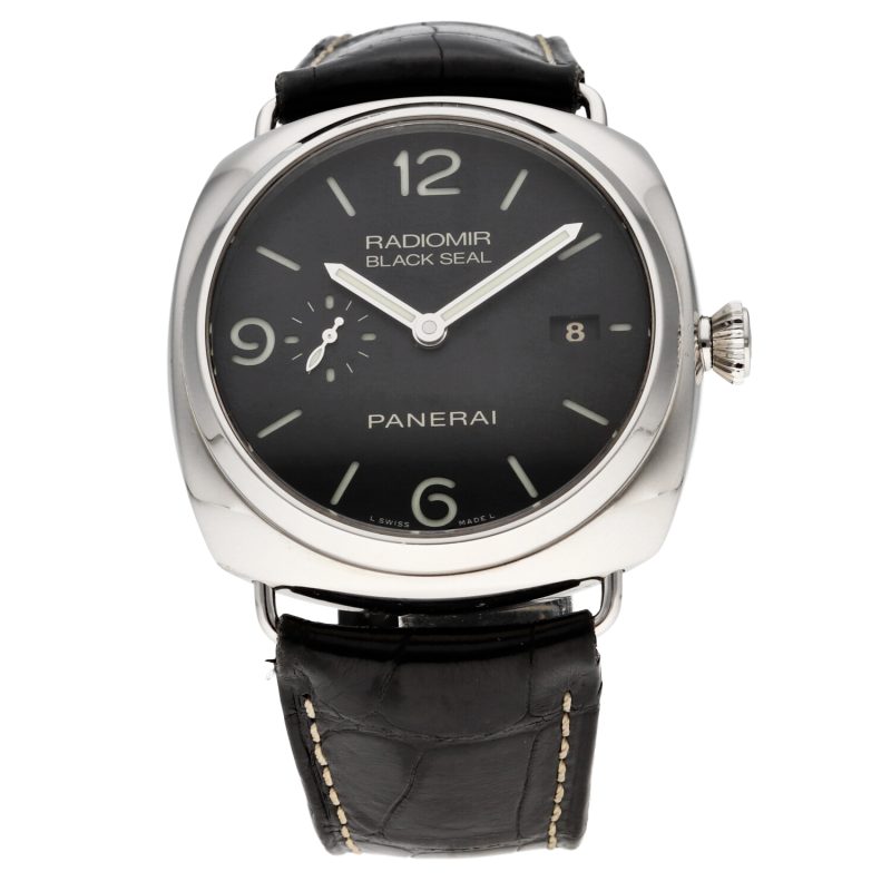 2014 Panerai Radiomir Black Seal 3 Days PAM00388 SS Automatic BLK "Sandwich" Dial with Box & Paper - Image 3