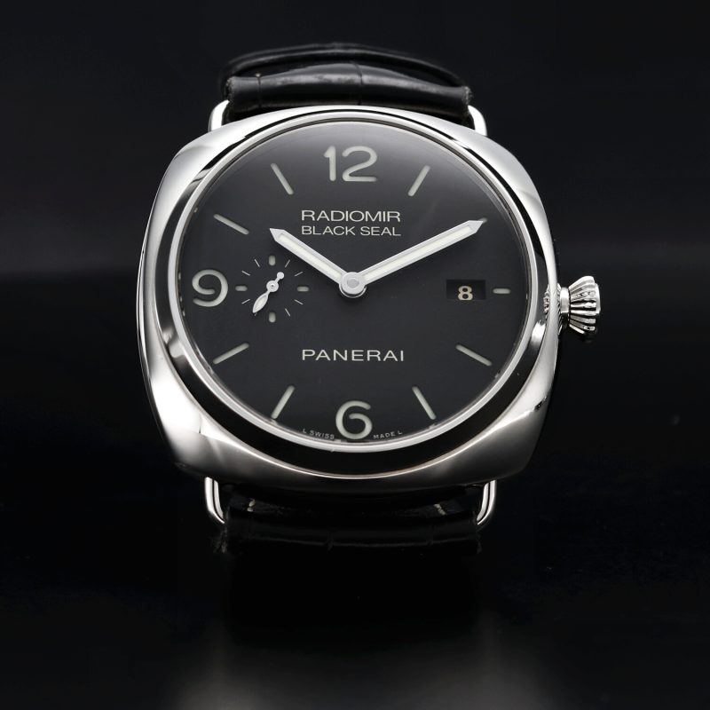 2014 Panerai Radiomir Black Seal 3 Days PAM00388 SS Automatic BLK "Sandwich" Dial with Box & Paper - Image 11