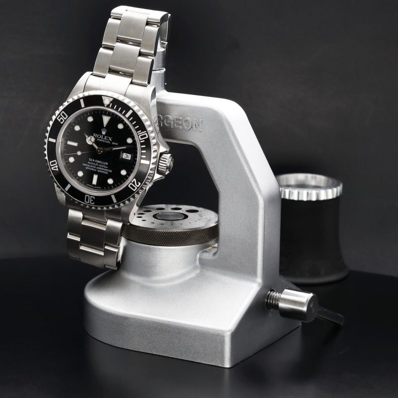 2004 Rolex Sea-Dweller 16600 Acciaio Automatico 40mm con Scatola e Diver's Tool Kit Revisionato! - immagine 12