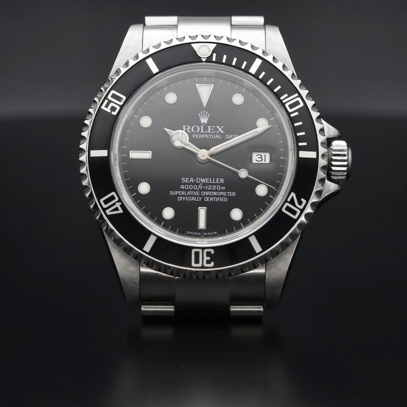 2004 Rolex Sea-Dweller 16600 Acciaio Automatico 40mm con Scatola e Diver's Tool Kit Revisionato! - immagine 4