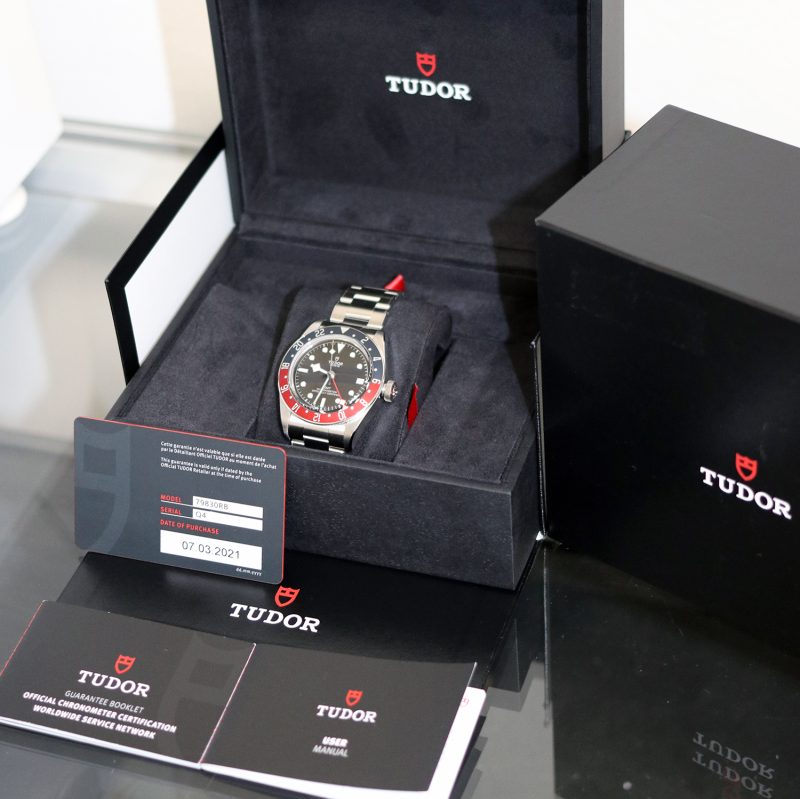 2021 Unworn Tudor Black Bay GMT 79830RB Automatic SS 41mm with Original Box and Card. - Image 15