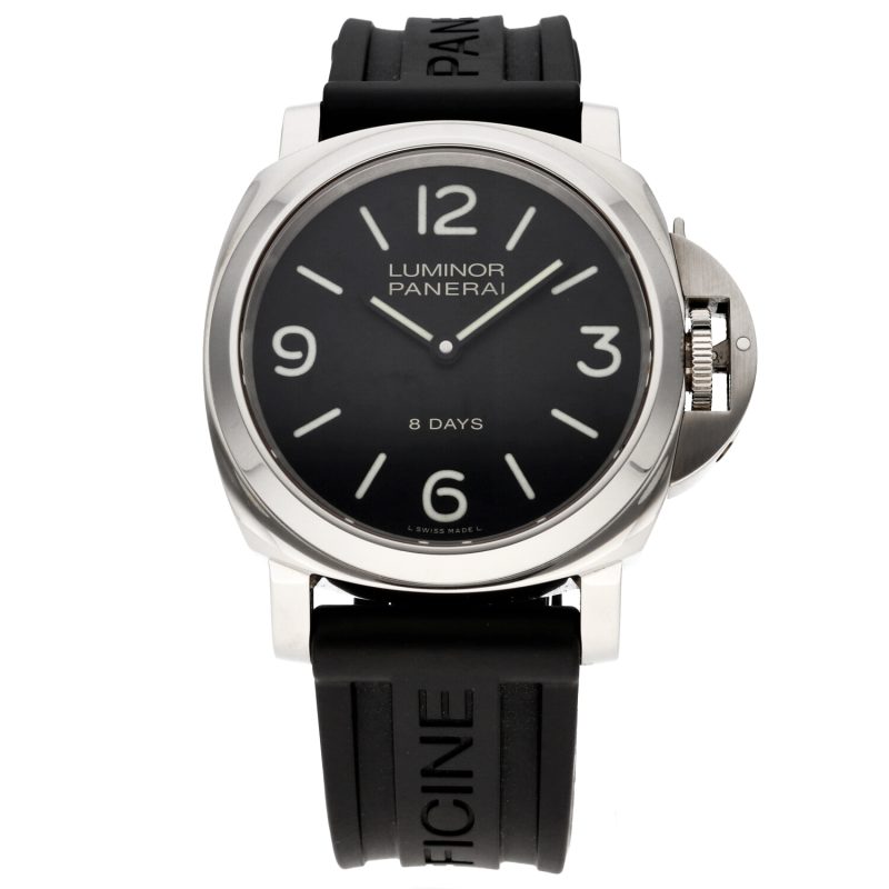 2018 Panerai Luminor Base 8 Days PAM00560 Acciaio Automatico 44mm con Scatola e Garanzia - immagine 3