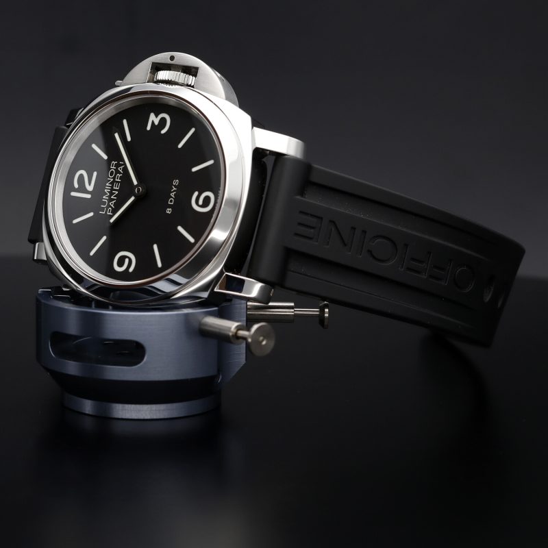 2018 Panerai Luminor Base 8 Days PAM00560 Acciaio Automatico 44mm con Scatola e Garanzia - immagine 7