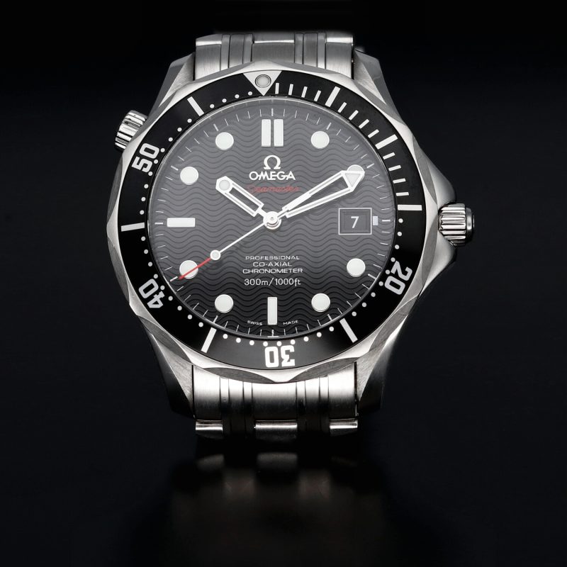 2010 Omega Seamaster 300M Co-Axial 21230412001002 Automatic Chronometer Stainless Steel 41mm Black Wave Dial - Image 12