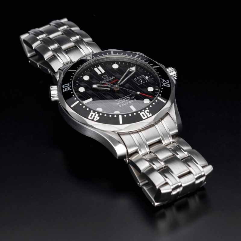 2010 Omega Seamaster 300M Co-Axial 21230412001002 Automatic Chronometer Stainless Steel 41mm Black Wave Dial - Image 11