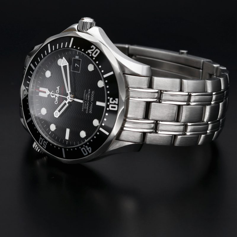 2010 Omega Seamaster 300M Co-Axial 21230412001002 Automatic Chronometer Stainless Steel 41mm Black Wave Dial - Image 13