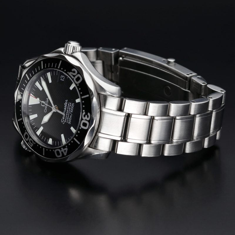 ca. 2005 Omega Seamaster 300M Chronometer 22525000 Automatic 36mm Black Wave Dial - Image 6