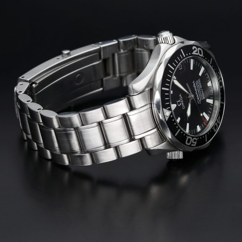 ca. 2005 Omega Seamaster 300M Chronometer 22525000 Automatic 36mm Black Wave Dial - Image 5