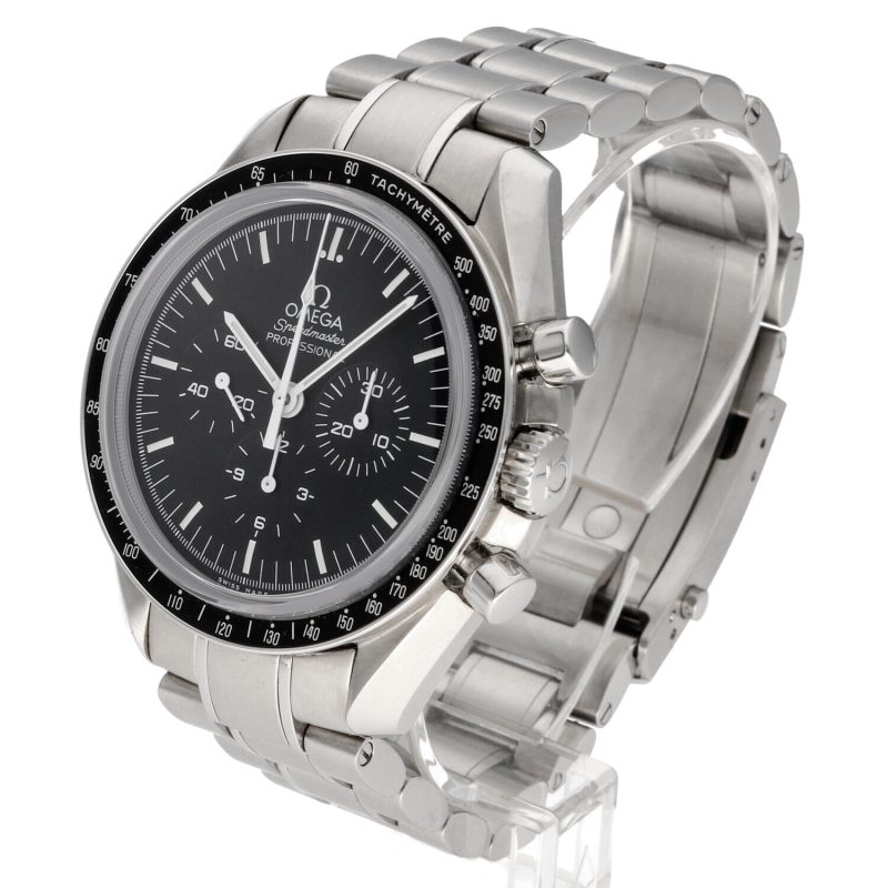 2015 Omega Speedmaster Professional Moonwatch 31130423001006 "Big Box" Carica Manuale Vetro Zaffiro con Scatola e Garanzia - immagine 2