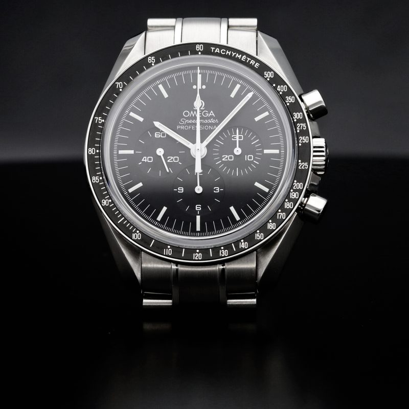 2015 Omega Speedmaster Professional Moonwatch 31130423001006 "Big Box" Carica Manuale Vetro Zaffiro con Scatola e Garanzia - immagine 12