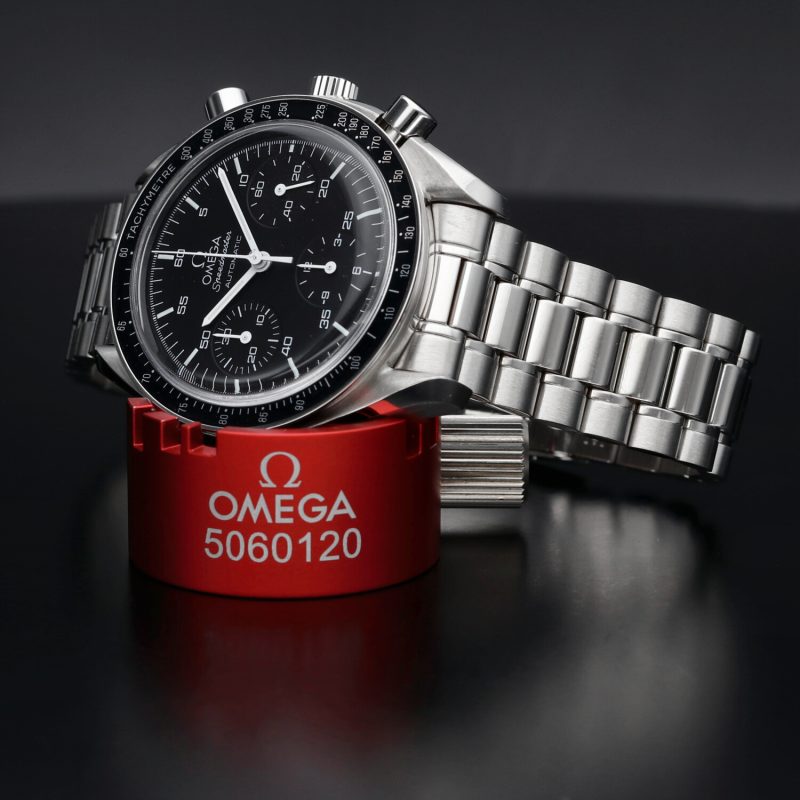 2002 Omega Speedmaster Reduced Automatico 35105000 Cassa Acciaio 39mm con Scatola e Garanzia - Revisionato Omega - immagine 4