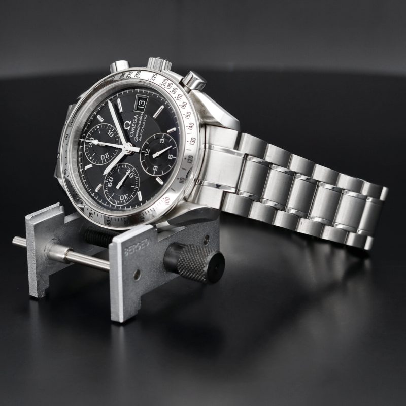 1996 Omega Speedmaster Date Automatic 35135000 SS Automatic 39mm Black Dial with Original Box - Image 14