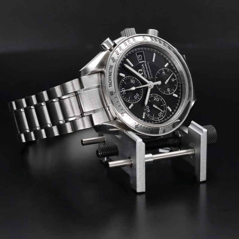 1996 Omega Speedmaster Date Automatic 35135000 SS Automatic 39mm Black Dial with Original Box - Image 12