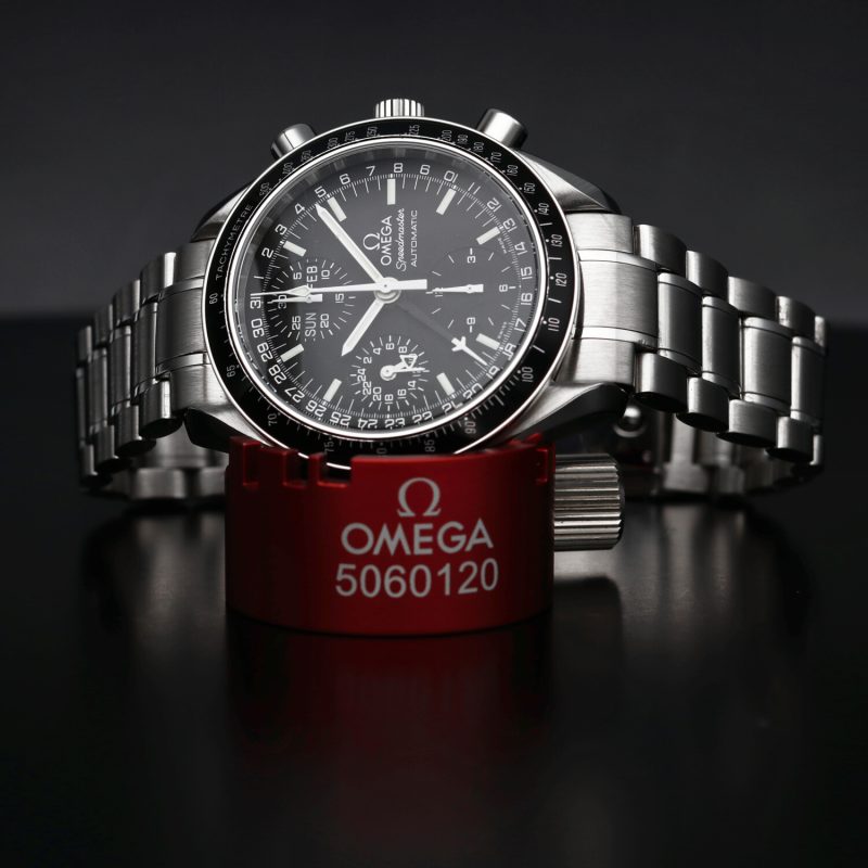 2001 Omega Speedmaster Day Date 35205000 con Scatola e Garanzia Appena Revisionato presso Centro Assistenza Autorizzato Omega - immagine 11