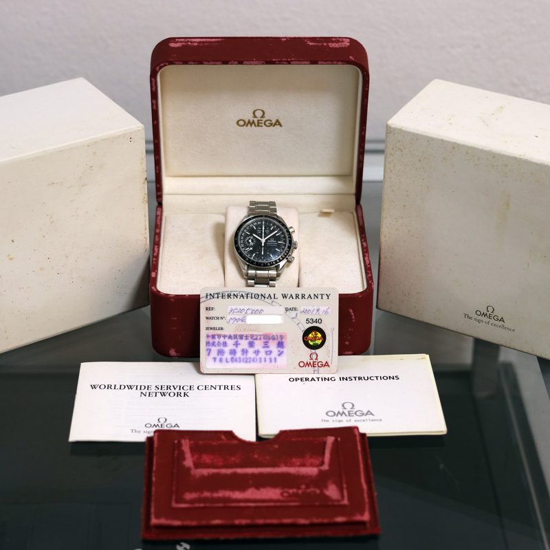 2001 Omega Speedmaster Day Date 35205000 con Scatola e Garanzia Appena Revisionato presso Centro Assistenza Autorizzato Omega - immagine 15