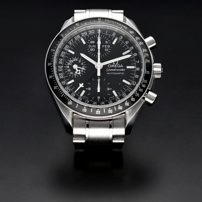 2001 Omega Speedmaster Day Date 35205000 con Scatola e Garanzia Appena Revisionato presso Centro Assistenza Autorizzato Omega - immagine 13