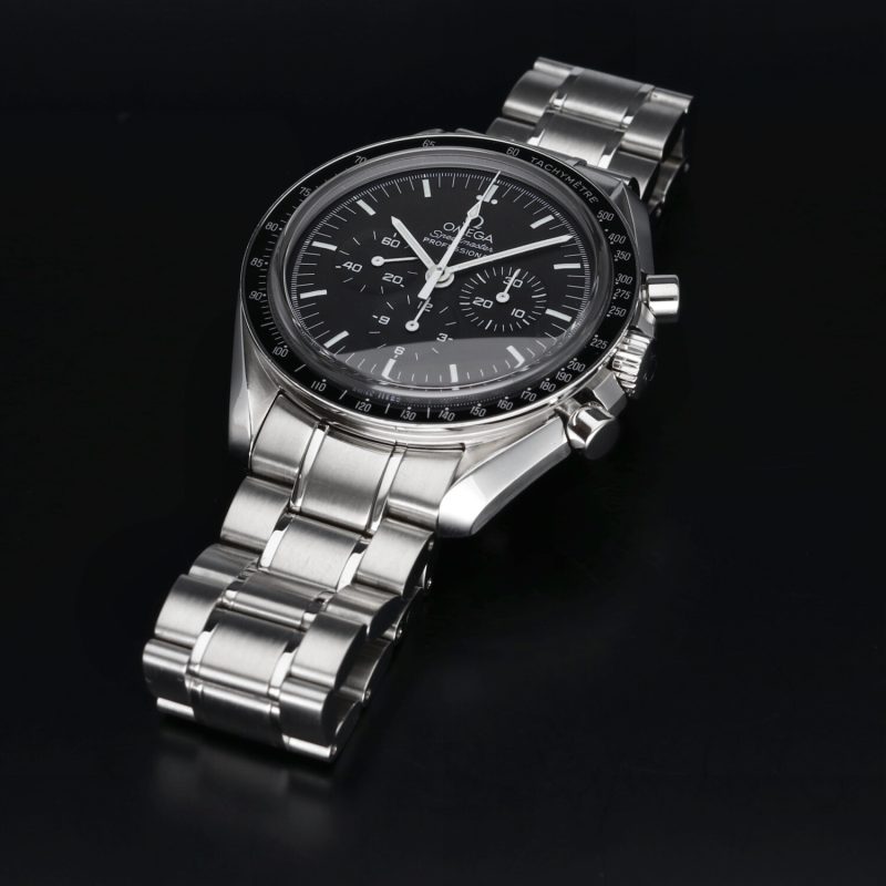 2002 Omega Speedmaster Professional Moonwatch 35735000 Acciaio 42mm Vetro Zaffiro Carica Manuale con Scatola e Garanzia - immagine 12