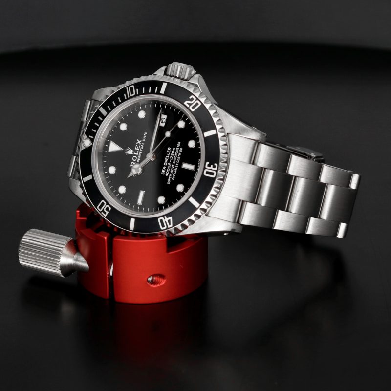 2001 Rolex Sea-Dweller 16600 Acciaio Automatico 40mm con Scatola e Diver Tool Kit - Appena Revisionato - immagine 8