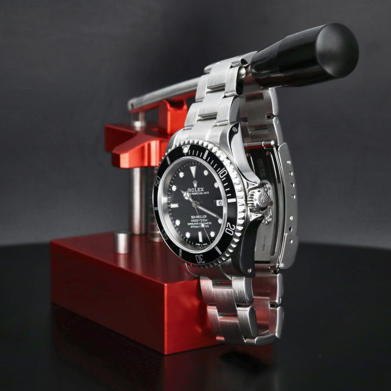 2001 Rolex Sea-Dweller 16600 Acciaio Automatico 40mm con Scatola e Diver Tool Kit - Appena Revisionato - immagine 6