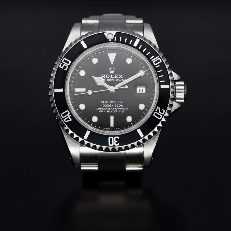 2001 Rolex Sea-Dweller 16600 Acciaio Automatico 40mm con Scatola e Diver Tool Kit - Appena Revisionato - immagine 11