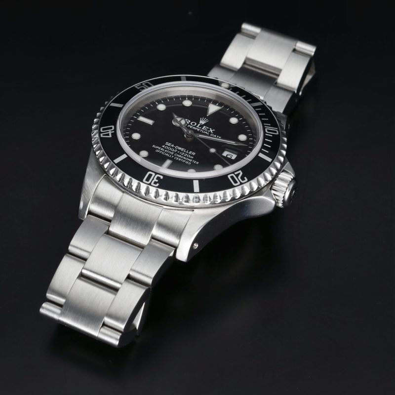 2001 Rolex Sea-Dweller 16600 Acciaio Automatico 40mm con Scatola e Diver Tool Kit - Appena Revisionato - immagine 10