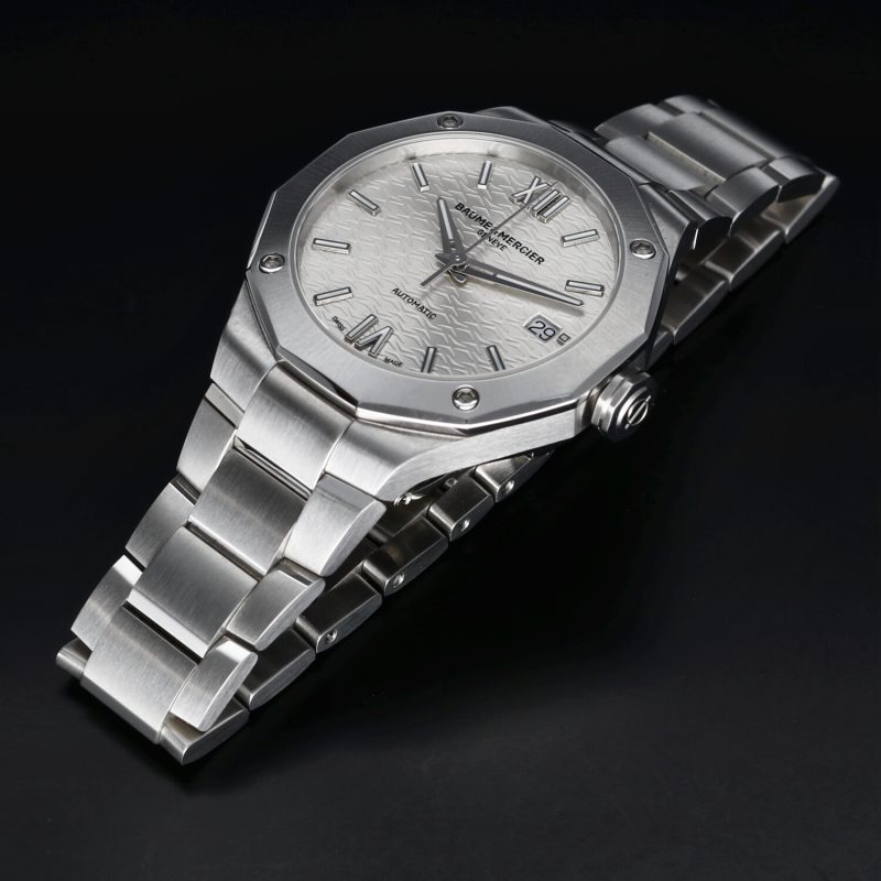 2021 Baume & Mercier Riviera Ladies M0A10615 Automatic SS 36mm Silver Dial with Box and Card - Unworn! - Image 4