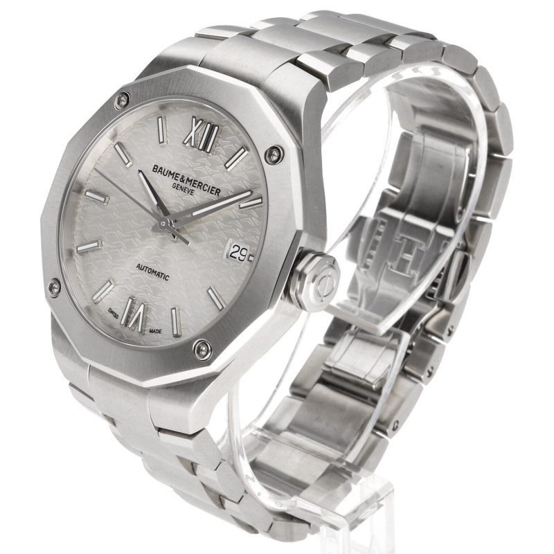 2021 Baume & Mercier Riviera Ladies M0A10615 Automatic SS 36mm Silver Dial with Box and Card - Unworn! - Image 2