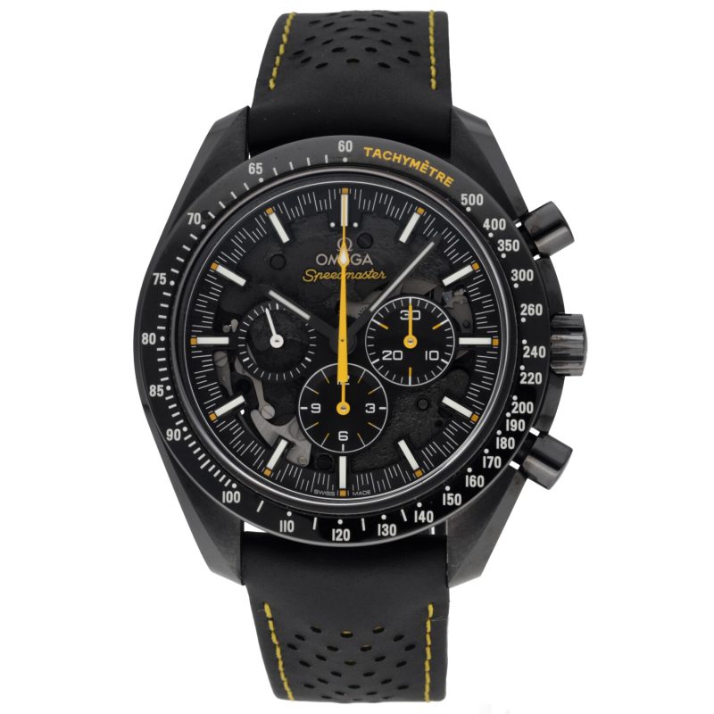 2020 Omega Speedmaster Moonwatch Dark Side Of The Moon Apollo 8 ref. 31192443001001 Nuovo Mai Indossato con Scatola e Garanzia Originale - immagine 3