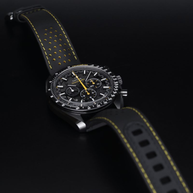 2020 Omega Speedmaster Moonwatch Dark Side Of The Moon Apollo 8 ref. 31192443001001 Nuovo Mai Indossato con Scatola e Garanzia Originale - immagine 11