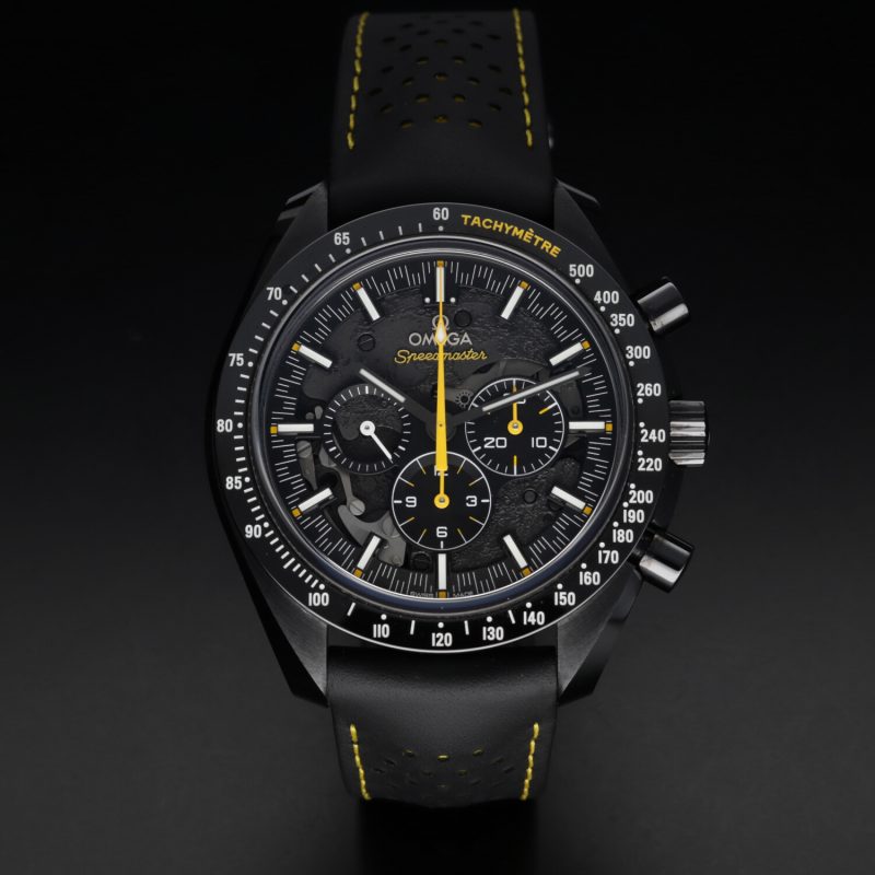 2020 Omega Speedmaster Moonwatch Dark Side Of The Moon Apollo 8 ref. 31192443001001 Nuovo Mai Indossato con Scatola e Garanzia Originale - immagine 4