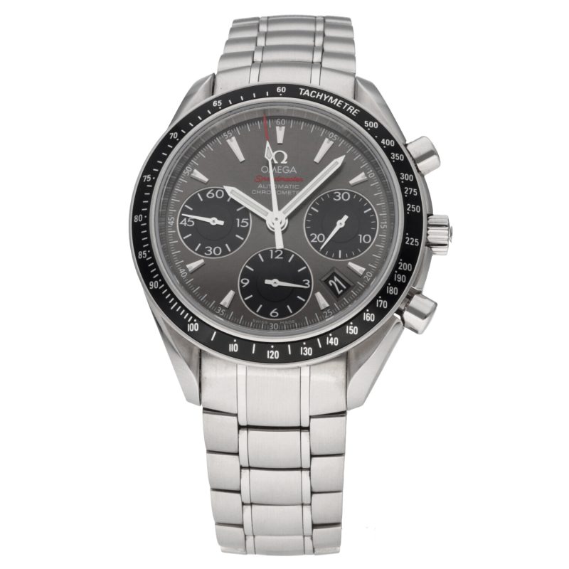 2021 Omega Speedmaster Date Chronometer 32330404006001 Automatic SS 40mm Grey Dial with Box & Card - Image 3