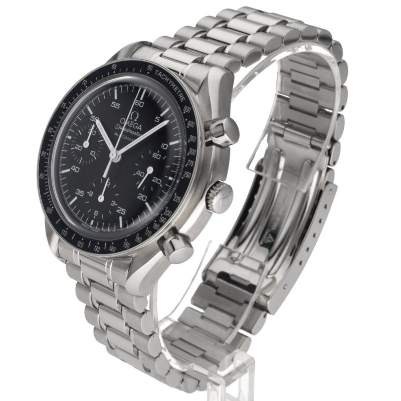 1998 Omega Speedmaster Automatic Reduced 35105000 SS 39mm BLK Dial - Watch Only - Serviced! - Image 2