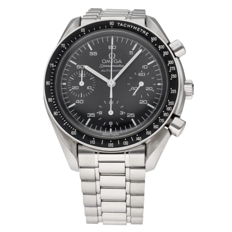 1999 Omega Speedmaster Reduced Automatico 35105000 Cassa Acciaio 39mm - Solo Orologio - Revisionato - immagine 3